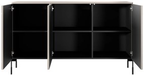 Komoda Sonatia 150 cm - kašmírová