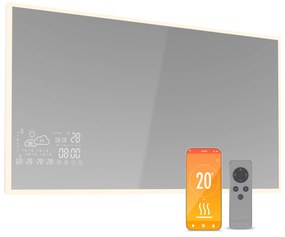 Blumfeldt Infračervený ohrievač, Smart Mirror, Infračervené žiarenie, 600 W, IP44