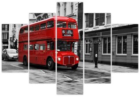 Obraz -Londýn s autobusom (150x105 cm)
