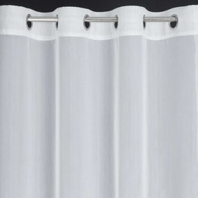 ZÁCLONA NA KRÚŽKOCH MIREA 350X150 CM BIELA