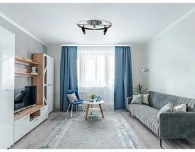 LED Stmievateľné stropné svietidlo LED/60W/230V 3000-6500K čierna +diaľkové ovládanie