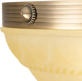 BRILAGI - Luster na tyči DAHLIA 3xE27/40W/230V priemer 37 cm mosadz