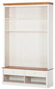 Biela TV zostava z borovicového dreva 140x223 cm Anita – Støraa