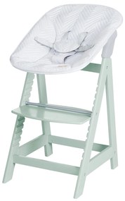 roba Detská vysoká stolička Born Up Zickzack 2 v 1 (mentolová)  (100366796)