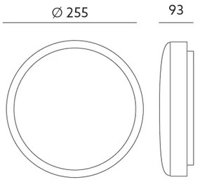 LED Kúpeľňové nástenné svietidlo so senzorom ORBIS LED/10W/230V IP44