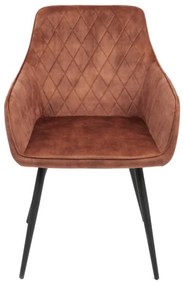 Jedálenská stolička SATORI zamatová tehlová 897639