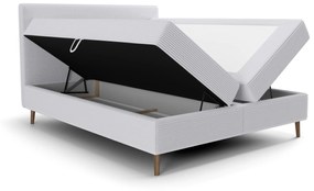 Manželská posteľ 140 cm Napoli Bonell (sivá) (s roštom, s úl. priestorom). Vlastná spoľahlivá doprava až k Vám domov. 1082448