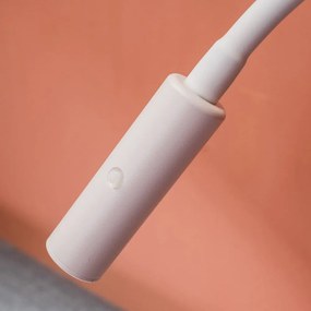 Biele nástenné svietidlo SULION Leo, výška 53 cm