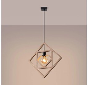 Sollux SL.1757 - Luster na lanku CARO 1xE27/15W/230V buk
