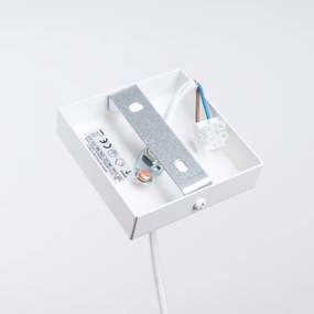 Sollux SL.1312 - Luster na lanku ARIES 1xE27/15W/230V buk/biela