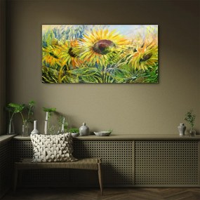 Skleneny obraz Kvety kvety slnečnica