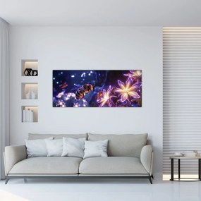 Obraz - Včelia lúka III. (120x50 cm)