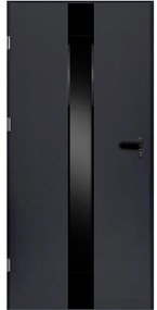 Dvere vchodové Flora S68 90L Antracit