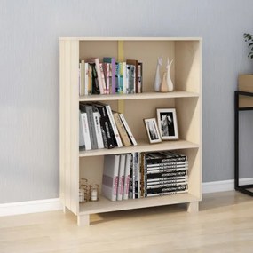vidaXL Knižnica medovo-hnedá 85x35x112 cm masívne borovicové drevo-