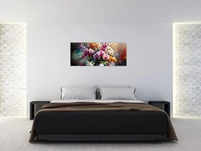Obraz - Váza kvetov II. (120x50 cm)