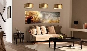 Obraz - Golden Dandelion Veľkosť: 150x50, Verzia: Na talianskom plátne