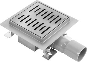 Rea Line, nerezový odtokový žľab 150x150 mm, oceľová, REA-G6205