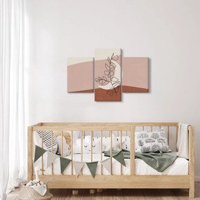 Obraz - Boho listy N⁰2 (90x60 cm)