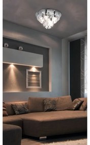 Globo 63040506 - Stropné svietidlo LONDON 5xE14/40W/230V pr. 46 cm lesklý chróm