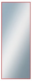DANTIK - Zrkadlo v rámu, rozmer s rámom 60x160 cm z lišty Hliník červená (7001098)