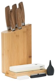 G21 Gourmet blok na nože, bambus, pre 5 nožov