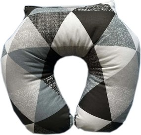 Polášek Cestovný vankúš - Sivá / bodky