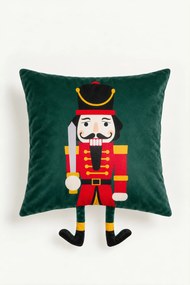 Obliečka na vankúš NUT CRACKER zelená 45x45 cm