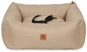 Cestovný pelech pre psov do auta JULIAN - cappuccino