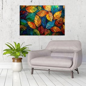 Obraz - Mozaika z listov (90x60 cm)