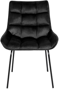 Stolička Saranda zamat - čierna