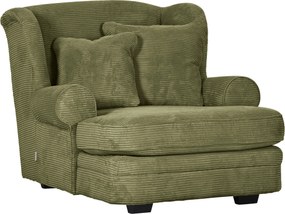 XXXLutz XXL KRESLO, textil, olivovozelená Ambia Home - Kreslá - 001877089605