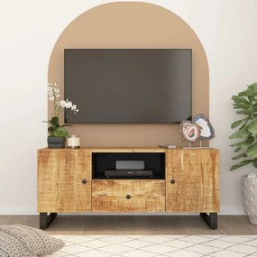 TV skrinka 105x33,5x46 cm masívny mangovník a spracované drevo 351958