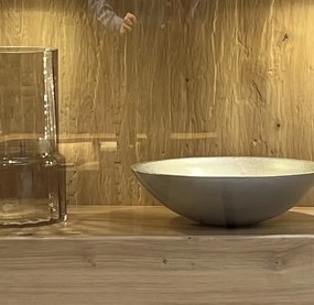 Obývacia stena Bolus, dub artisan, s osvetlením