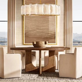 Toolight Toolight, stropné svietidlo 60cm 6xE14, APP1797-8CP, zlatá matná, OSW-04569