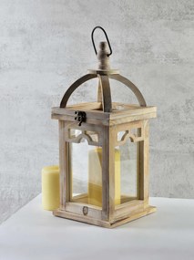 Lucerna LOKKE 16x26 cm hnědá