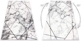 Moderný koberec COZY Lina,  geometrický , mramor - Štrukturálny,  dve vrstvy rúna, šedá