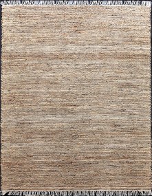 Diamond Carpets India, Ručne viazaný kusový koberec Agra Street 75 Natural Black, 240x300, béžová, chodba / predsieň