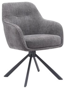 Otočná jedálenská stolička Avola (51140003), sivá