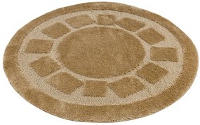 Kúpeľňový koberček Ocean béžový kruh