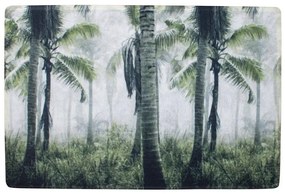 Podlahová rohožka s palmami Jungle in Fog - 75 * 50 * 1cm