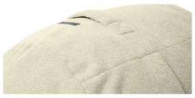 Svetlosivý sedací vak z textílie buklé Roll 105 – SLOWDOWN