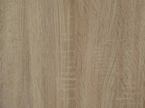 Šatníková skriňa Diver 270 cm, bílá/dub sonoma