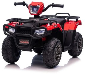 Baby Mix Detské elektrické autíčko Quad, červená