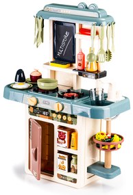 MULTISTORE Detská kuchynka so zvukmi, LED, parou a 46 doplnkami
