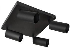 Bodové svietidlo FARGO 4xGU10/30W/230V čierna