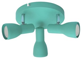 Bodové svietidlo PICARDO 3xE14/40W/230V tyrkysová