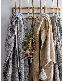 Sivá deka Bloomingville Throw, 130 × 160 cm