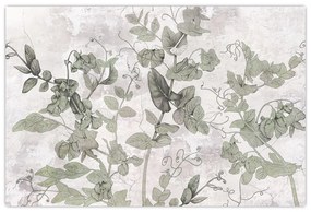 Obraz - Rastliny v omietke (90x60 cm)