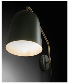 Zelené nástenné svietidlo ø 15 cm Audrie – Kave Home