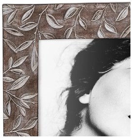 Hnedý polyresínový stojací rámček 16x21 cm – Ixia